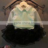 2016 Fashion Low Price Flower Low MOQ Sweater Standing Neck Japan Children Clothing thumbnail-4