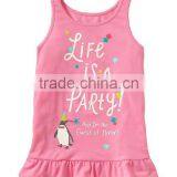 GIRLS PINK RUFFLE TANK TOP