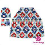 Wholesale 3 in 1 Feeding Cover Printed Custom Design Nursing Baby Car Cover 3pcs Set thumbnail-2