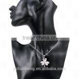 Wholesale 925 Silver Clover Necklace thumbnail-5