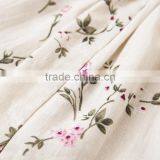 ShiJ Baby Girls Dress 100% Linen Backless Peach Blossom Summer Baby Clothing thumbnail-4