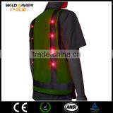 Reflective Tepe hi Vis Red Visible Photographer LED Vest Jacket thumbnail-3