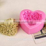 High Quantity Heart Rose Shape Silicone Chocolate Mould,soap Mold,diy Cake Mould thumbnail-1