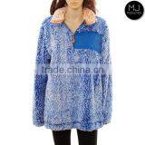 Wholesale Stylish Monogrammed Cozy Sherpa Pullover thumbnail-6