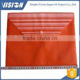 A4 File Folder Plastic Envelope PP File Folder With Button thumbnail-1