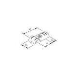 Black Electrophoresis Pipe Metal Joint Bracket for Pipe & Joint Storage Pipe Rack System JYJ-1 thumbnail-2