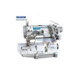 Flatbed Interlock Sewing Machine for Elastic Lace With Edge Trimming thumbnail-1