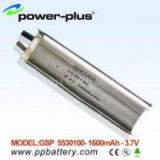 High Capacity Li-Polymer battery 5530100 1600mAh 3.7V