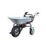 Sliver Electric Powered Wheelbarrow , 230W 3 Wheel Wheelbarrow with Motor