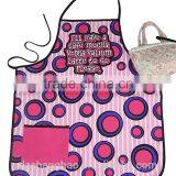 Oilcloth Apron Kitchen Apron Set thumbnail-1