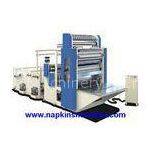 Flat Box Packing Facial Tissue Machine With Embossing / Folding Unit And Cutting