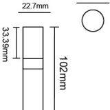 Пластиковая круглая трубка для косметики thumbnail-2