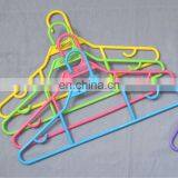 2012 new wholesale plastic slim hangers colorful plastic clothes hanger