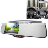 Full HD Rearview Mirror 2.7 Inch TFT LCD Screen Car DVR With Mic