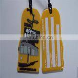 Lovely Promotional Gift Colorful Soft Pvc Luggage Tag