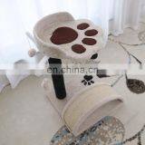 Custom Wooden Cat Climbing Tree Cute Small Cat Tower Tree thumbnail-6
