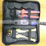 Slocable Blue Color Stainless Steel Metal Plier Hand Using Crimping Tool for Solar Connector thumbnail-4