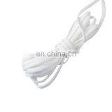 High Stretch Nylon Braided Elastane Adjustable White Black Bands Ear String 3MM 4MM 5MM Soft Round Flat Elastic Earloop Band