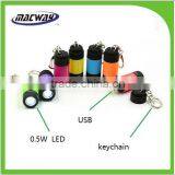 Mini Keychain Usb Rechargeable Flashlight thumbnail-1