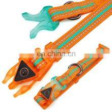 Led Light and 3m Reflective Strips Dog Collar Safe Dog Walking Collar thumbnail-1