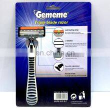 Latest Hot Selling Men Waterproof Shaver 3 Blade Manual Disposable Men Shaver thumbnail-4