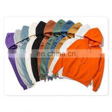 Factory Drop Ship Trendy, Custom Print Personalized High Street Sweatshirt Men Oversized Longline Heavy Cotton Blank Hoodie/