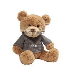 Height 20cm Customized Plush Toys With Pictures Embroidery Logo Teddy Bearn Sweater Bear Doll thumbnail-4
