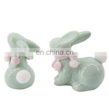 Nordic Home Decor Ceramic Rabbit Shape Ornaments Show Pieces for Decoration thumbnail-2
