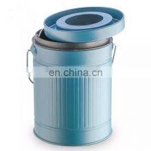 3-литровый и 5-литровый мини настольный контейнер для мусора без запаха из нержавеющей стали, кухонный компостный бак с фильтрующей крышкой thumbnail-3