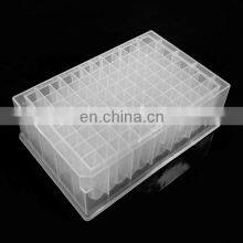 Wholesale Price Clear Polypropylene Disposable Plastic 96 Deep Well Plate 2.2ml V-bottom Well Plate thumbnail-3