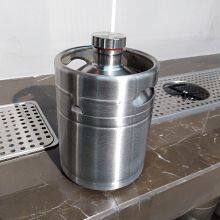 2022 New Product Stainless Steel Grade 304 Mini Keg Growler for Beer, Spirit, Coffee thumbnail-4