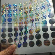 15mm Warranty VOID Tamper Proof Hologram Sticker With SECURE GENUINE Background thumbnail-3