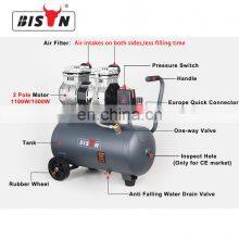 Bison China High Speed Various Specifications 2HP Oil Free Less Air Compressor thumbnail-2