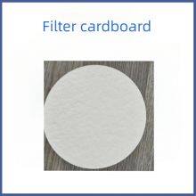 Filter cardboard for filtering food