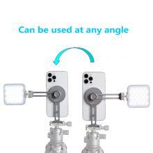 MagSafe Cell Phone Stand Iphone12,13,14,15 Magnetic Live Selfie Magnetic Lazy Desktop Video Head Tripod thumbnail-2