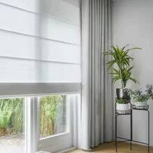 China Manufacturer Supplier Wholesale Hot Selling Lovely Romantic Blind Various Design Fashio Roman Curtain Fabric Curtains for The Living Room