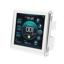 Smart 4 Inch Fresh Air Ventilation System CO2 VOC PM2.5 Temperature Humidity Color Screen Monitor Controller thumbnail-2