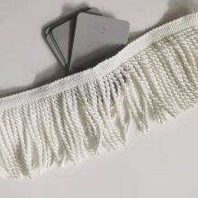 Coastal Breeze Fringe: White Twisted Tassel Trim for Beach Umbrella Decor Bullion Fringe thumbnail-4