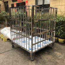 Galvanized Steel Warehouse Logistics Trolley for Heavy Load Transport thumbnail-1