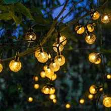 Led Tree Lights Outdoor Star String Lights Waterproof Bubble Ball Flashing Lights for Courtyard Hanging Lights thumbnail-1