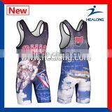 2014 Wholesale sublimated wrestling uniform