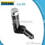 New Universal High Quality Wireless Bluetooth Handsfree Car Kit Fm Transmitter Modulator Car Mp3 Player With Mic Music Control thumbnail-2