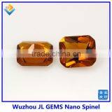 Synthetic Citrine M Orange Color Nano Spinel Octagon Shape Nano Spinel Gem Stone thumbnail-4
