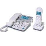 Uniden Combo Cordless/Corded Phone AT4501 - FSK/DTMF CID, Large Display / Keypad, 3 Way Conference , Voice Waiting Indication