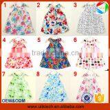 2016 Manufacturer New Arrival Summer Children Dress Wholesale New Model Girl Dress for Print Frock Design Kid Dress (ulik-GD096)