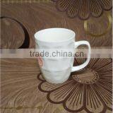 Unique 8 Corner Angle Porcelain White Mugs for Advertising thumbnail-2