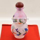 Chinese Antique Custom Handpainted Snuff Bottle thumbnail-3