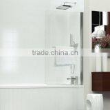 Single Panel Standard Bath Screen With Towel Rail thumbnail-4
