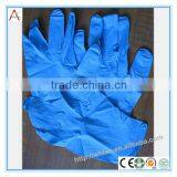 nitrile working glove with blue color