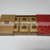 Customized wholesale elegant hand made mooncake paper box